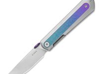 Складной нож Kizer Quoll, сталь S45VN, рукоять Titanium&Crystallized Titanium