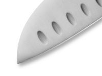 Нож кухонный Samura Mo-V Сантоку - SM-0094, сталь AUS-8, рукоять G10, 180 мм