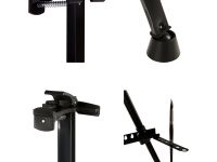 Мольберт алюминиевый переносной с полкой и держателем для кистей Гамма "Студия" 110*106*184 см, с че