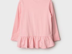 Джемпер трикотажный для девочек (футболка с длинными рукавами)