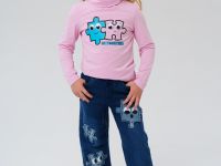 Водолазка трикотажная для девочек