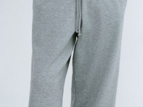 Широкие трикотажные брюки для девочек, Серый