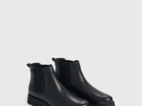 Ботинки челси из натуральной кожи, Черный