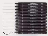 Линер UNI PIN005-200 (S) 0,05 мм, черный