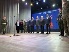 Знамя Победы встретили в Олекминском районе