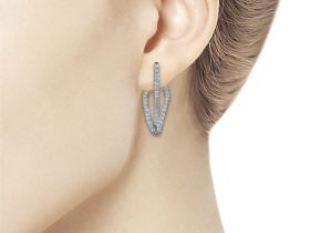 Серьги из белого золота э4712сг10200659