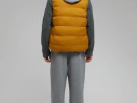 Утепленный жилет со съемным капюшоном