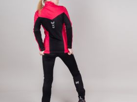 Разминочная куртка Nordski Base Pink/Black W