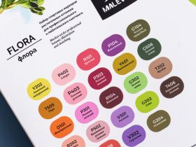 Набор маркеров спиртовых Малевичъ "GrafArt Brush" Флора 24 цвета