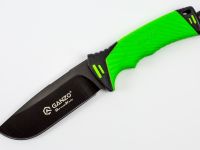 Нож для выживания с огнивом и точилкой Ganzo G8012, зеленый