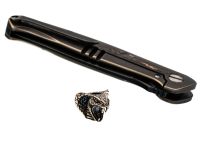 Бусина для темляка Кобра, бронза