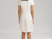 Платье мини изо льна и вискозы