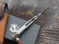 Складной нож Steelclaw Вега, сталь VG10/дамаск, рукоять кап клёна