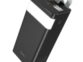 Внешний аккумулятор Hoco J86B Electric 60000mAh 4хUSB/Type-C/Micro-USB/LED- дисплей (черный)