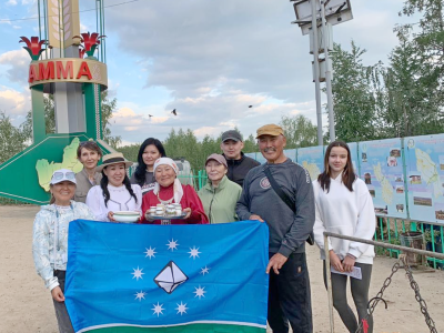 Наша делегация находится на Ысыахе Олонхо в Амге