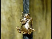 Бусина для темляка "Щас спою...", бронза