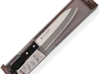 Кухонный Шеф нож Сантоку Tojiro Fuji Cutlery FC-1621, сталь Mo-V, рукоять полипропилен, черный