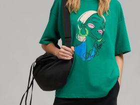 Футболка объемного кроя из хлопкового джерси