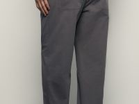 Брюки широкого кроя на резинке