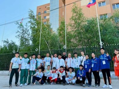 Флаги Таджикистана и Лаоса подняли в деревне спортсменов международных игр «Дети Азии»