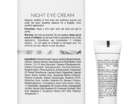 Illustrious Night Eye Cream - Омолаживающий ночной крем для кожи вокруг глаз, 15 мл