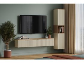 ТВ-тумба подвесная Енссон 160x30 Светло-бежевый