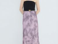 Атласная юбка из жатой ткани, Розовый