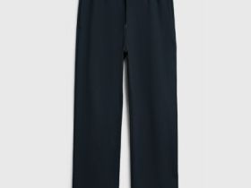 Трикотажные прямые брюки, Черный