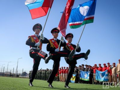 В Якутске стартовал республиканский слет юнармейцев