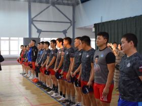 Дружеская командная встреча мас-рестлеров Монголии и АГАТУ