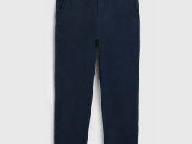 Брюки из твила, Синий