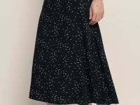 Юбка-миди силуэта трапеция