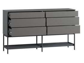 Комод Изи 158x91 Графитовый