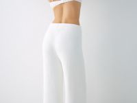 Мягкие брюки с эластичным поясом, Белый