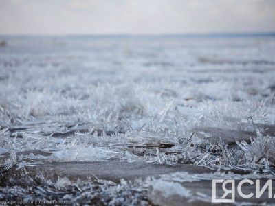 На реках Якутии идет процесс устойчивого ледообразования