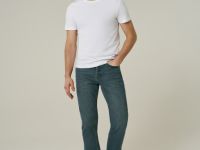 Зауженные джинсы, Синий