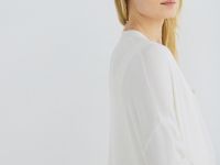 Удлинённый кардиган с кашемиром, Белый