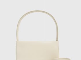 Лакированная сумка, Белый