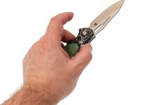 Складной нож Steelclaw Анис, сталь asp30, рукоять кап клена