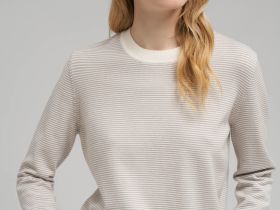 Джемпер полуприлегающего кроя с хлопком