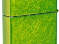 Зажигалка ZIPPO Logo с покрытием Lurid™, латунь/сталь, зеленая, глянцевая, 38x13x57 мм