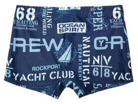 Плавки-шорты трикотажные для мальчиков, короткие