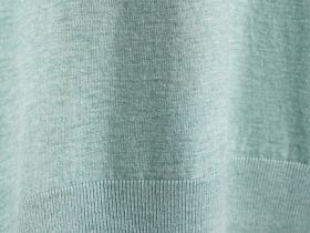 Вязаное поло с коротким рукавом, Зеленый