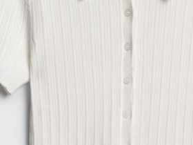 Джемпер с коротким рукавом для девочек, Белый