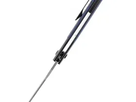 Складной нож Kansept Shikari SBL, сталь Damascus, рукоять титан/G10