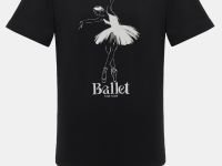 Укороченная футболка с принтом из капсулы Балет