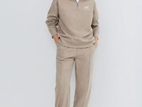 Джоггеры из мягкого трикотажа, Коричневый