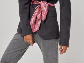 Платок шейный Divina, бордо