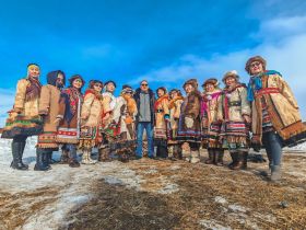 Арктическая снегоходная экспедиция "К Каменным Людям Сундуруна через кряж Суор Уйата"