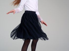 Юбка трикотажная для девочек